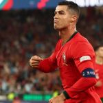 Portugals Cristiano Ronaldo celebrates scoring their second goal during a UEFA Nations League match against Scotland at Estadio da Luz in Lisbon, Portugal on September 8, 2024. — Reuters