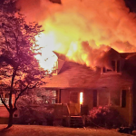 A house was set on fire in South Brunswick, New Jersey