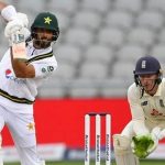 Pakistans Test skipper Shan Masood plays a shot during a Test match against England. — AFP/File