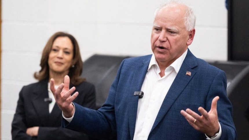 Tim Walz Kamala Harris